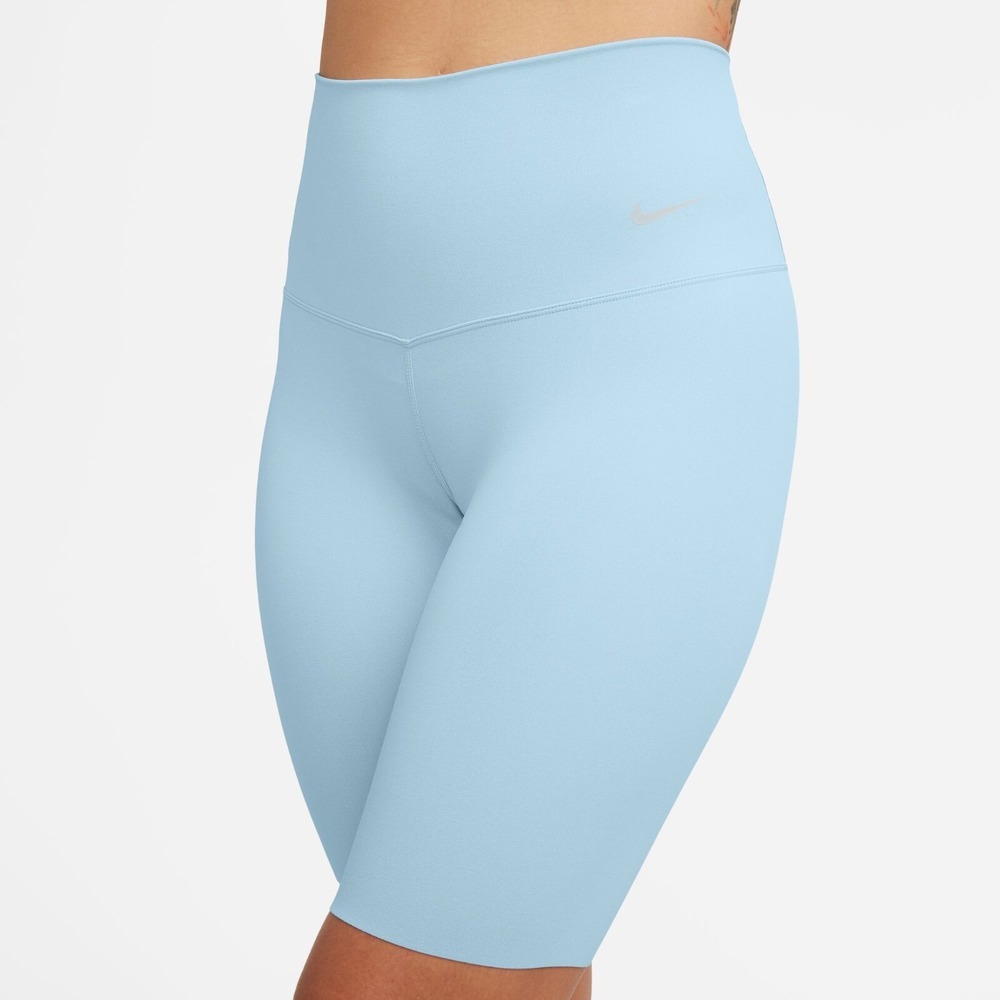 Nike Zenvy Women's XS Gentle-Support High-Waisted 8" Biker Shorts in Armory Blue - Picture 5 of 10